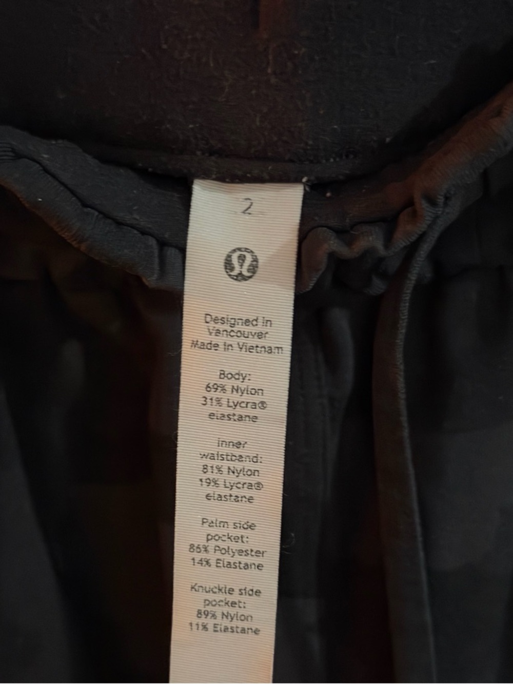 Lululemon High Rise Crop Camo Drawstring Pant - Picture 5 of 5